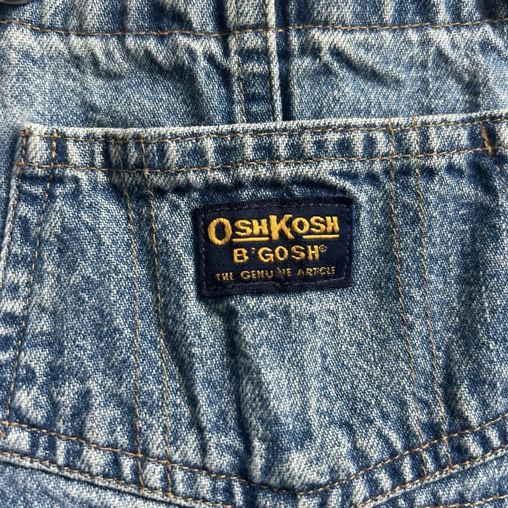 Vintage 90s Oshkosh‎ B'gosh Baby 24 Months vestbak Denim Overalls